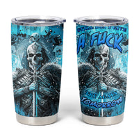 Skull Tumbler Cup Try Again Tomorrow - Wonder Print Shop