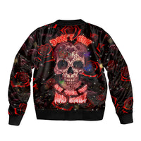 Don't Cry Skull Bomber Jacket - Wonder Print Shop