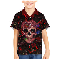 Don't Cry Skull Family Matching Mermaid Dress and Hawaiian Shirt - Wonder Print Shop