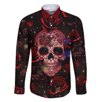 Don't Cry Skull Family Matching Short Sleeve Bodycon Dress and Hawaiian Shirt - Wonder Print Shop