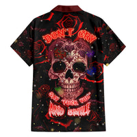 Don't Cry Skull Family Matching Summer Maxi Dress and Hawaiian Shirt - Wonder Print Shop