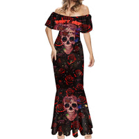 Don't Cry Skull Mermaid Dress - Wonder Print Shop