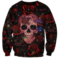 Don't Cry Skull Sweatshirt - Wonder Print Shop