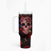 Don't Cry Skull Tumbler With Handle - Wonder Print Shop