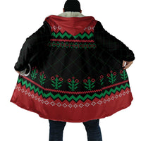 Christmas Cat Cloak with Grumpy Cat in Santa Hat Holiday Lights - Wonder Print Shop