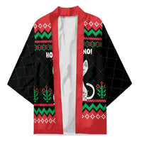 Christmas Cat Kimono with Grumpy Cat in Santa Hat Holiday Lights - Wonder Print Shop