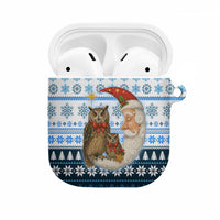 Owl Love Santa Moon Christmas AirPods Case Xmas Holiday Patterns - Wonder Print Shop