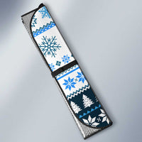 Owl Love Santa Moon Christmas Auto Sun Shade Xmas Holiday Patterns - Wonder Print Shop