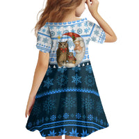 Owl Love Santa Moon Christmas Family Matching Mermaid Dress and Hawaiian Shirt Xmas Holiday Patterns - Wonder Print Shop