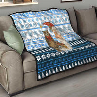 Owl Love Santa Moon Christmas Quilt Xmas Holiday Patterns - Wonder Print Shop