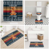 Peace Love And Dog Christmas Bathroom Set Xmas Holiday Patterns - Wonder Print Shop