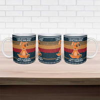 Peace Love And Dog Christmas Ceramic Mug Xmas Holiday Patterns - Wonder Print Shop