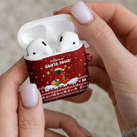 Pekingese Dog I Believe In Santa Paws Christmas AirPods Case Xmas Holiday Patterns - Wonder Print Shop