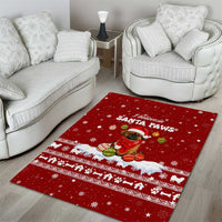 Pekingese Dog I Believe In Santa Paws Christmas Area Rug Xmas Holiday Patterns - Wonder Print Shop