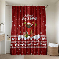 Pekingese Dog I Believe In Santa Paws Christmas Bathroom Set Xmas Holiday Patterns - Wonder Print Shop