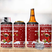 Pekingese Dog I Believe In Santa Paws Christmas 4 in 1 Can Cooler Tumbler Xmas Holiday Patterns - Wonder Print Shop