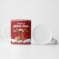 Pekingese Dog I Believe In Santa Paws Christmas Ceramic Mug Xmas Holiday Patterns - Wonder Print Shop