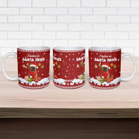 Pekingese Dog I Believe In Santa Paws Christmas Ceramic Mug Xmas Holiday Patterns - Wonder Print Shop