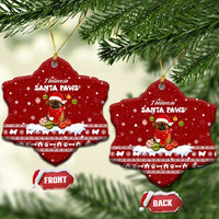 Pekingese Dog I Believe In Santa Paws Christmas Ceramic Ornament Xmas Holiday Patterns - Wonder Print Shop