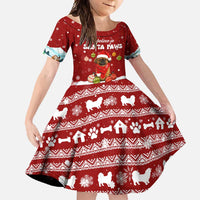 Pekingese Dog I Believe In Santa Paws Christmas Family Matching Off Shoulder Maxi Dress and Hawaiian Shirt Xmas Holiday Patterns - Wonder Print Shop