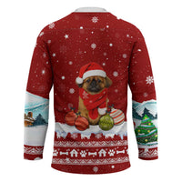 Pekingese Dog I Believe In Santa Paws Christmas Hockey Jersey Xmas Holiday Patterns - Wonder Print Shop