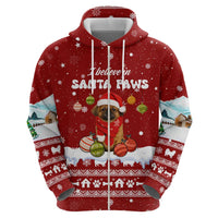 Pekingese Dog I Believe In Santa Paws Christmas Hoodie Xmas Holiday Patterns - Wonder Print Shop