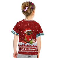 Pekingese Dog I Believe In Santa Paws Christmas Kid T Shirt Xmas Holiday Patterns - Wonder Print Shop