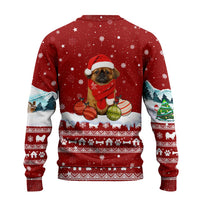 Pekingese Dog I Believe In Santa Paws Christmas Ugly Christmas Sweater Xmas Holiday Patterns - Wonder Print Shop