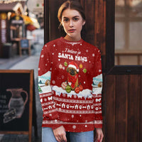Pekingese Dog I Believe In Santa Paws Christmas Ugly Christmas Sweater Xmas Holiday Patterns - Wonder Print Shop