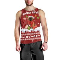 Pekingese Dog I Believe In Santa Paws Christmas Men Tank Top Xmas Holiday Patterns - Wonder Print Shop
