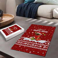 Pekingese Dog I Believe In Santa Paws Christmas Puzzle Xmas Holiday Patterns - Wonder Print Shop