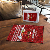 Pekingese Dog I Believe In Santa Paws Christmas Puzzle Xmas Holiday Patterns - Wonder Print Shop