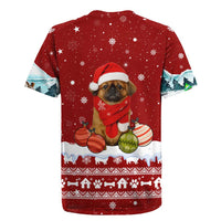 Pekingese Dog I Believe In Santa Paws Christmas Rugby Jersey Xmas Holiday Patterns - Wonder Print Shop