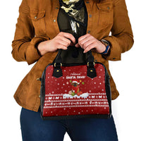 Pekingese Dog I Believe In Santa Paws Christmas Shoulder Handbag Xmas Holiday Patterns - Wonder Print Shop