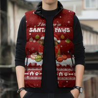 Pekingese Dog I Believe In Santa Paws Christmas Sleeveless Puffer Jacket Xmas Holiday Patterns - Wonder Print Shop