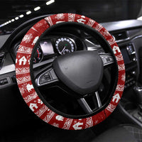 Pekingese Dog I Believe In Santa Paws Christmas Steering Wheel Cover Xmas Holiday Patterns - Wonder Print Shop