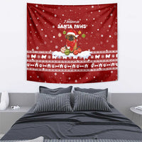 Pekingese Dog I Believe In Santa Paws Christmas Tapestry Xmas Holiday Patterns - Wonder Print Shop