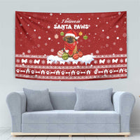 Pekingese Dog I Believe In Santa Paws Christmas Tapestry Xmas Holiday Patterns - Wonder Print Shop