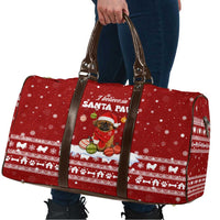 Pekingese Dog I Believe In Santa Paws Christmas Travel Bag Xmas Holiday Patterns - Wonder Print Shop