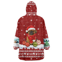 Pekingese Dog I Believe In Santa Paws Christmas Wearable Blanket Hoodie Xmas Holiday Patterns - Wonder Print Shop