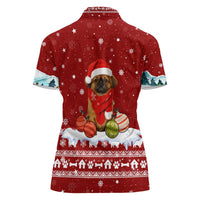 Pekingese Dog I Believe In Santa Paws Christmas Women Polo Shirt Xmas Holiday Patterns - Wonder Print Shop