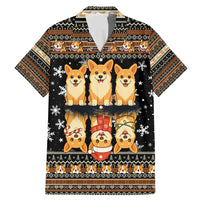 Pembroke Welsh Corgi Dog Christmas Family Matching Mermaid Dress and Hawaiian Shirt Xmas Holiday Patterns - Wonder Print Shop