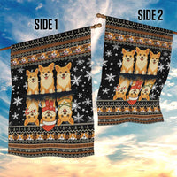 Pembroke Welsh Corgi Dog Christmas Garden Flag Xmas Holiday Patterns - Wonder Print Shop