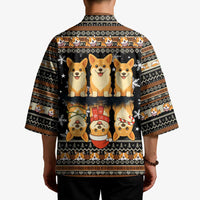 Pembroke Welsh Corgi Dog Christmas Kimono Xmas Holiday Patterns - Wonder Print Shop