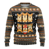 Pembroke Welsh Corgi Dog Christmas Ugly Christmas Sweater Xmas Holiday Patterns - Wonder Print Shop