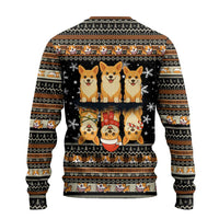 Pembroke Welsh Corgi Dog Christmas Ugly Christmas Sweater Xmas Holiday Patterns - Wonder Print Shop