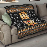 Pembroke Welsh Corgi Dog Christmas Quilt Xmas Holiday Patterns - Wonder Print Shop