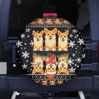 Pembroke Welsh Corgi Dog Christmas Spare Tire Cover Xmas Holiday Patterns - Wonder Print Shop