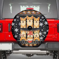 Pembroke Welsh Corgi Dog Christmas Spare Tire Cover Xmas Holiday Patterns - Wonder Print Shop