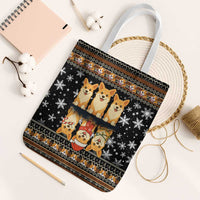 Pembroke Welsh Corgi Dog Christmas Tote Bag Xmas Holiday Patterns - Wonder Print Shop